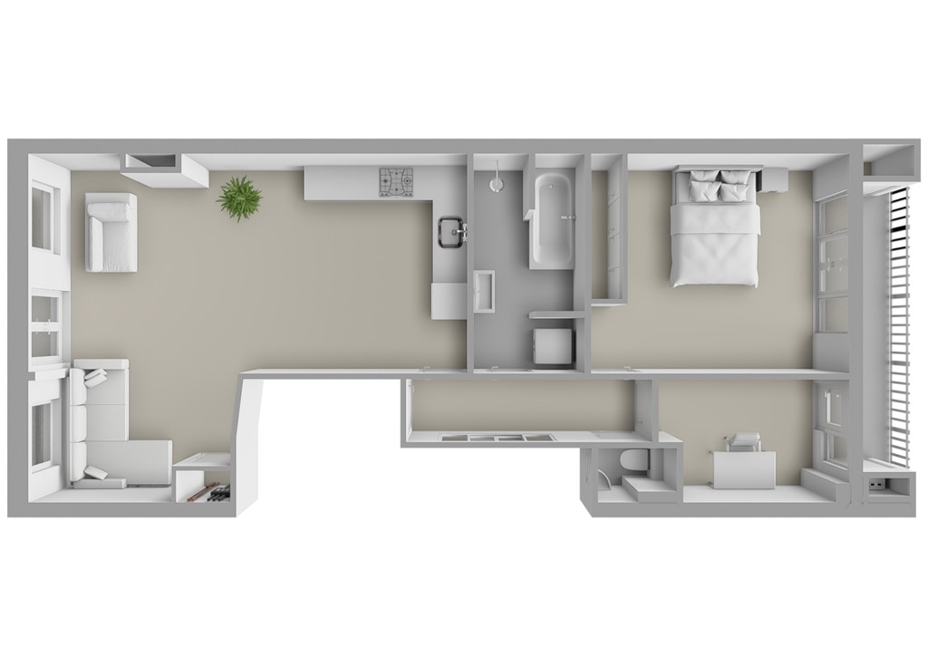 mediumsize floorplan